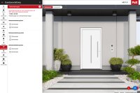 Zusatzausstattung wählen im Haustürkonfigurator von PaX