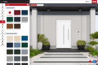 Farben, Lasuren und andere Oberflächen auswählen im Haustür-Konfigurator von PaX