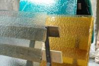 Scheiben von Tischkathedralglas