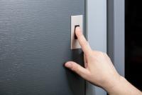 Haustür Öffnung per Fingerscan