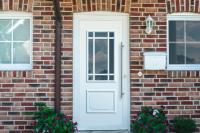 Kunststoff-Haustür weiss