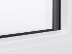 PaXabsolut 4 Fenster, Detailansicht Glasleiste rund