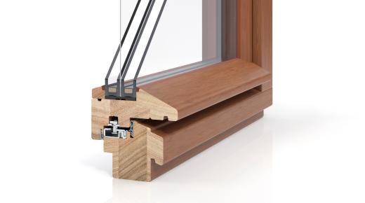 Profilquerschnitt PaXretro 78 Denkmal Altbau Holzfenster mit Einbruchhemmung