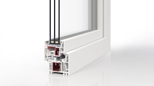 PaXcompact4 Kunststoff-Fenster Profilschnitt