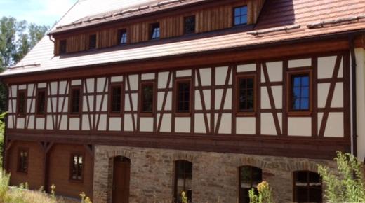 Fachwerkgebäude aus 1900 mit PaXretro68 aus Eiche in Hohenstein-Ernstthal