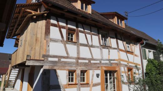 PaXretro58 Denkmalfenster für Fachwerkhaus in Sipplingen am Bodensee