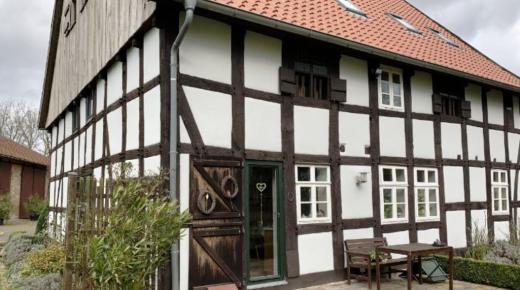 Vierständer Fachwerkhaus mit PaXretro58 in Lemgo