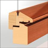 Detailansicht Wetterschenkel Holzfenster PaXsimplex