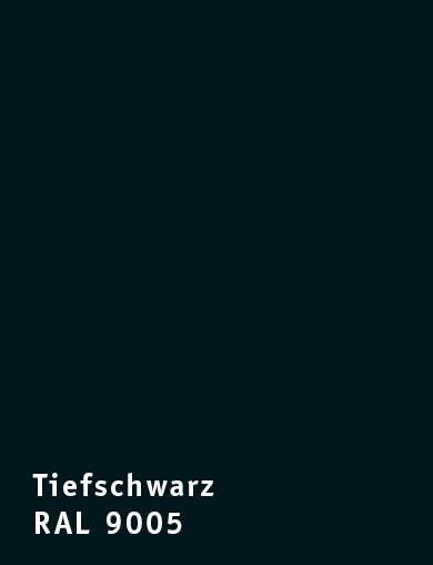 Kunststofffenster Oberfläche Acrylcolor Tiefschwarz RAL 9005