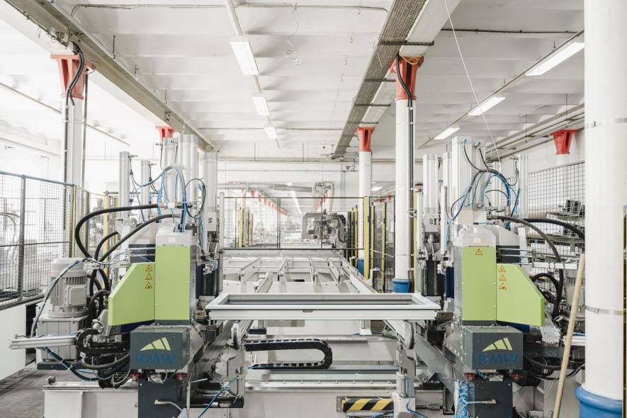 Moderne Fertigungstechnik im Werk Rositz