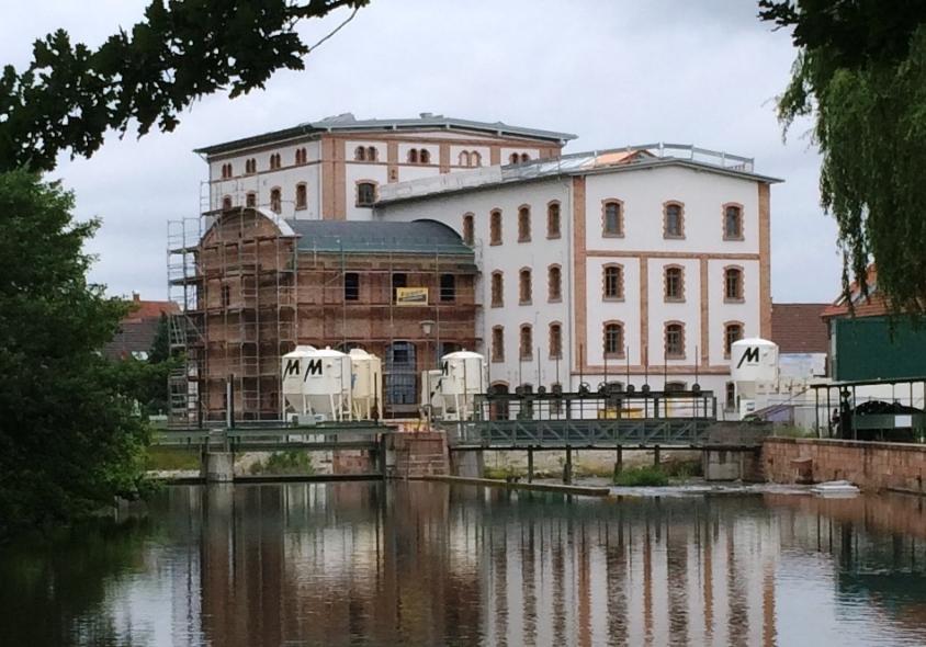 Historische Mühle in Willstätt mit PaXretro58 Fenstern aus Eukalyptus
