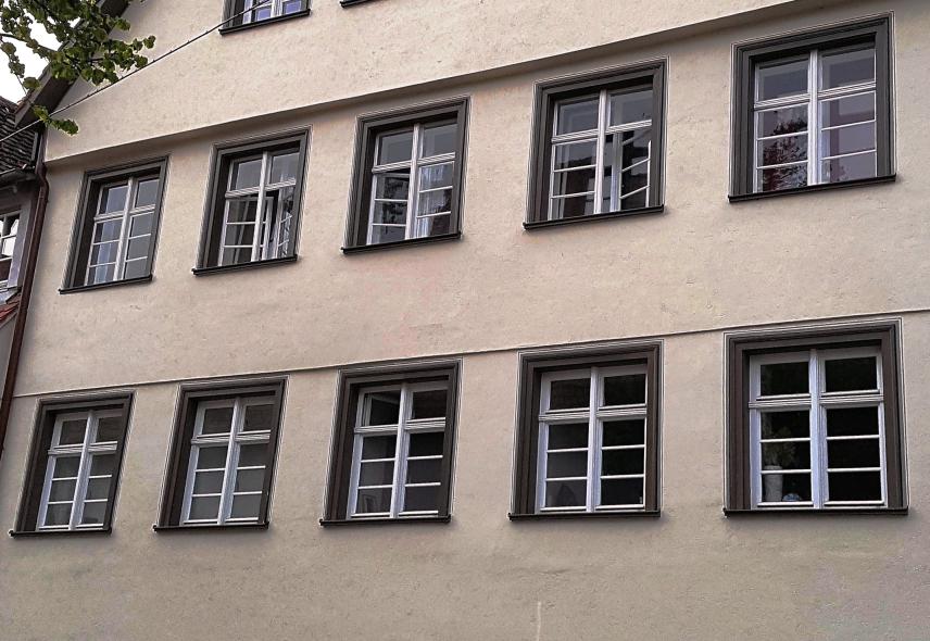 PaXretro58 für ein unter Denkmalschutz stehendes, Giebelständiges Fachwerkhaus in Ulm
