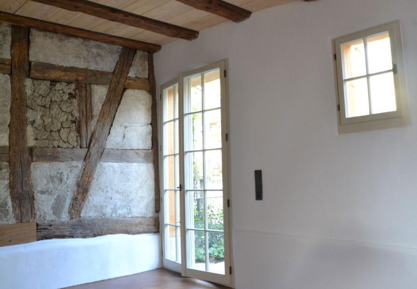 PaXretro58 Denkmalfenster für Fachwerkhaus in Sipplingen am Bodensee Innenansicht