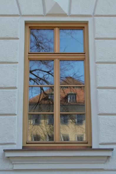 Ehemaliges Stadtarchiv Augsburg mit PaXretro68 ausgestattet Nahaufnahme