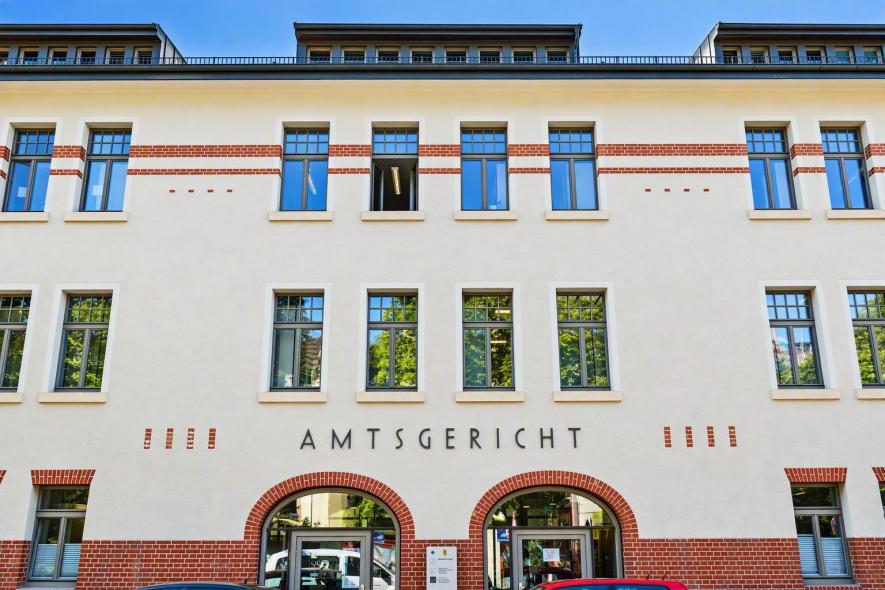 Amtsgericht Tübingen nach der erfolgreichen Sanierung mit Fenstern von PaX Classic