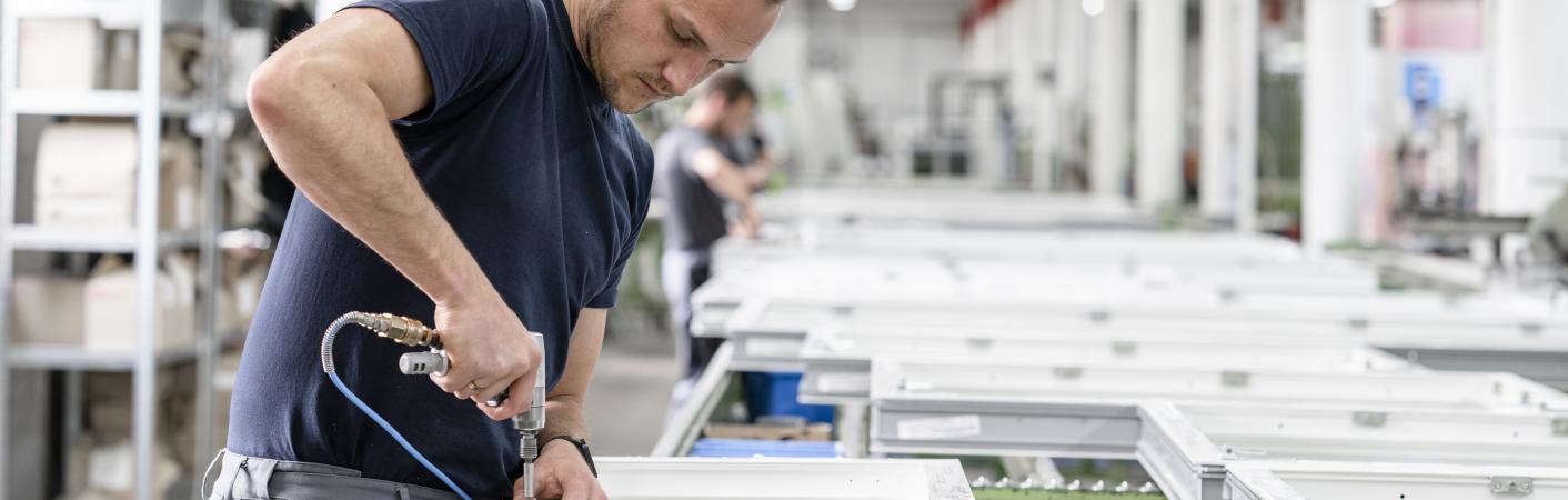 Produktion in Rositz