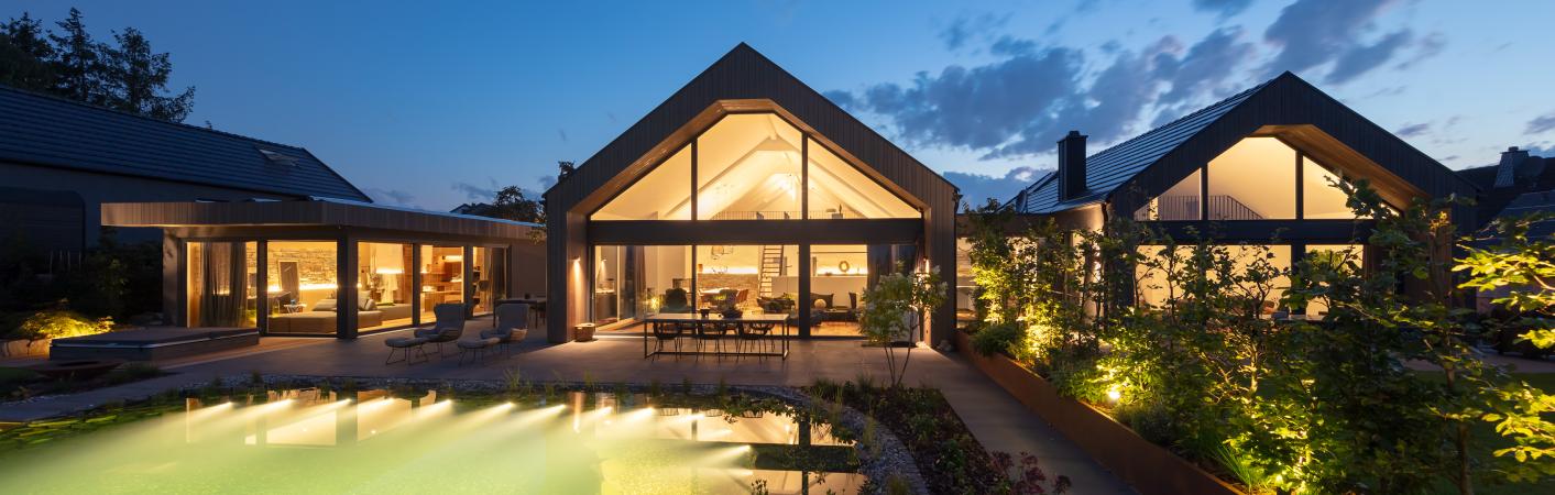 Giebelfenster in Holz-Aluminium