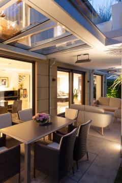 Terrassentür Holz-Aluminium mit optimaler Wärmedämmung