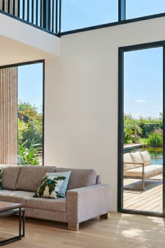 K-LINE Aluminium Terrassentür Innenansicht